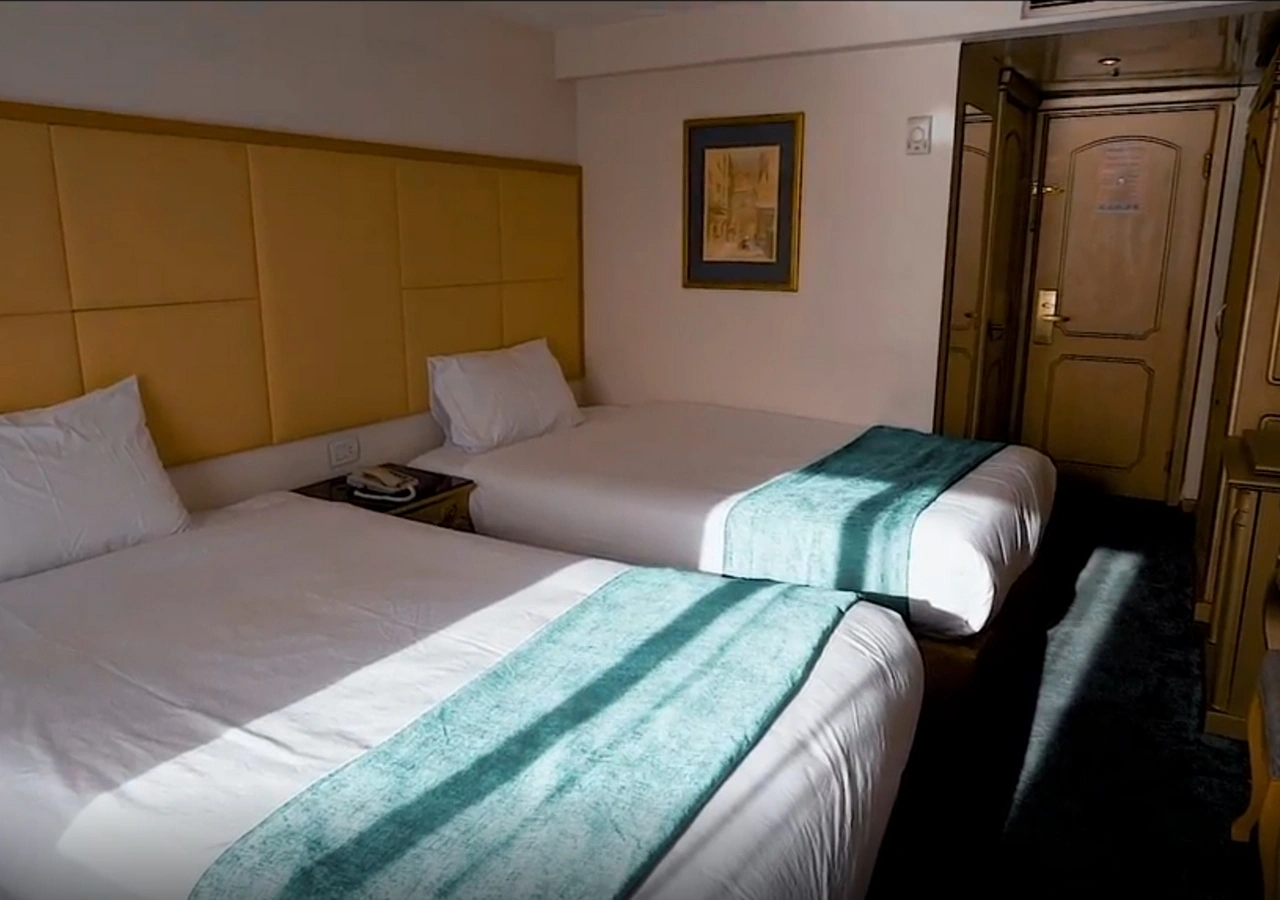 Cabin aboard the MS Stephanie Nile Cruise Nile cruise